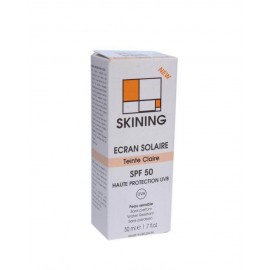 Skining Ecran Solaire Teinté Claire spf 50 (50 ml)