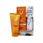 Vichy crème solaire toucher Sec IP50+ anti brillance + Vichy eau thermale offerte