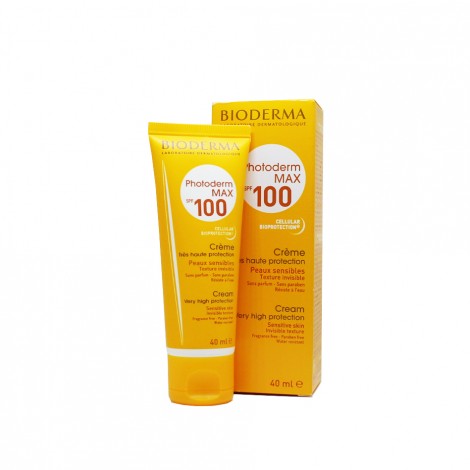 Bioderma Photoderm Max Spf100 Crème Très Haute Protection Invisible (40 Ml)