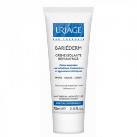 Uriage Bariéderm Crème Isolante Réparatrice Mains Visage Corps 75 ml