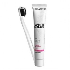 Curaprox white is Black Dentifrice 90 ml + Brosse à Dent CS 5460 Ultra Soft