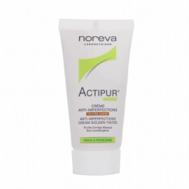 Noréva Actipur Crème Matifiante Anti-imperfections Teintée Dorée (30 ml)