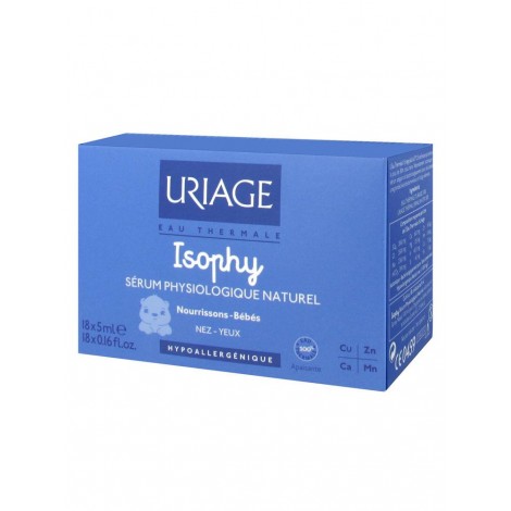 Uriage Isophy Sérum Physiologique Naturel 18 x 5 ml