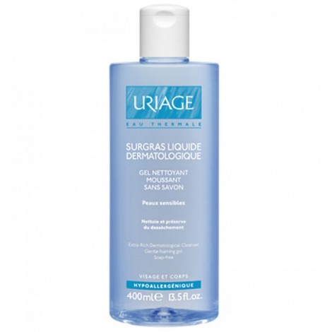 Uriage Gel Surgras Liquide Dermatologique 400 ml