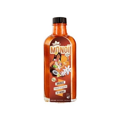 Vahéma Monoï de Tahiti - Soin Satin Bronze - Hydrate et Sublime 51% 100ml