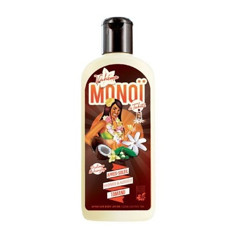 Vahéma Monoï de Tahiti – Lait Après-Soleil – Tamanu – Prolonge le Bronzage, Hydrate et Adoucit 200 ml