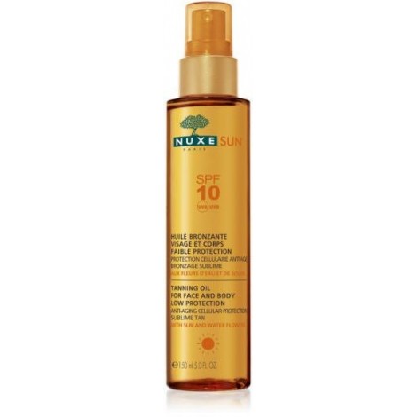 Nuxe Sun Huile Visage et Corps SPF 10 150 ml