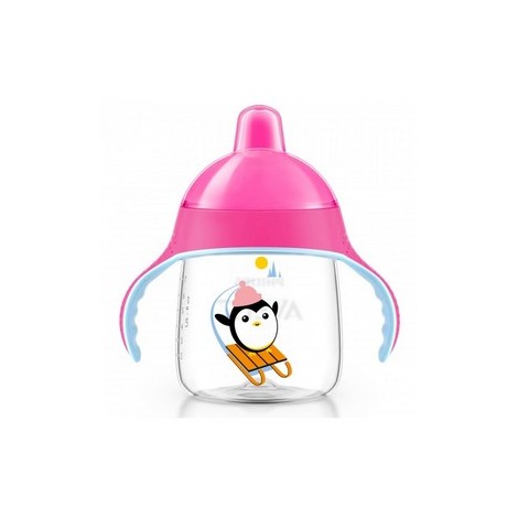 Avent Tasse Pingouin Avec Anses Anti-Derapante (340 ml) 18 mois+