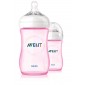 Avent 2 Biberons 260 ml Tétine 1 Mois et + Edition spéciale Garcon et Fille