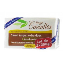 Rogé Cavaillès Savon Surgras Extra Doux Amande Verte 2 X 250g
