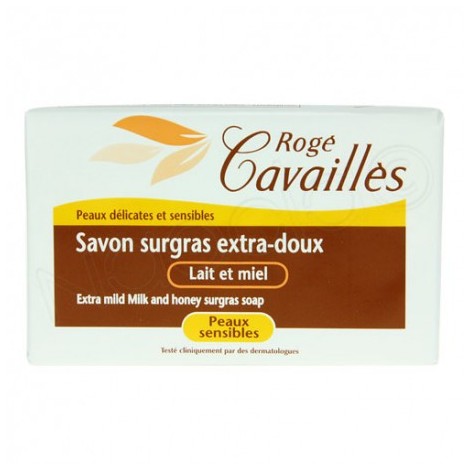 Rogé Cavaillès Savon Surgras Extra Doux Lait et Miel 250g