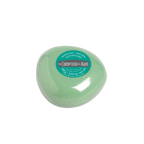 LE COMPTOIR DU BAIN SAVON GALET SURGRAS ALOE VERA - 100 G