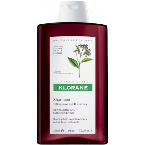 Klorane Shampooing Traitant Fortifiant à la Quinine et Vitamine B6 (400 ml)