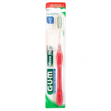 Gum Brosse à Dents Micro Tip Souple Compacte réf 471