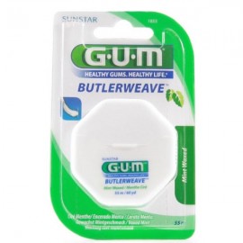 Gum Butlerweave Fil Dentaire Mentholé Ciré 1855