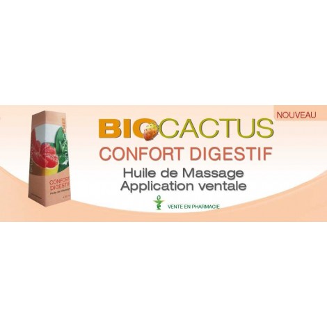 BIOCACTUS HUILE DE MASSAGE CONFORT DIGESTIF 30ML