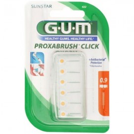 Gum Proxabrush Click Brossette Interdentaire 6 Brossettes (Réf 422)