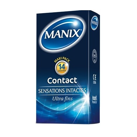  Boîte 4 préservatifs MANIX Contact