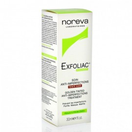 Noréva Exfoliac Soin Anti-imperfections Teinté Doré 30 ml