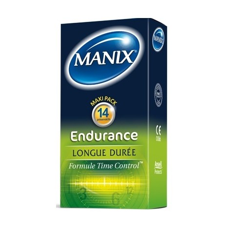 Boîte de 12 preservatifs Manix Endurance 