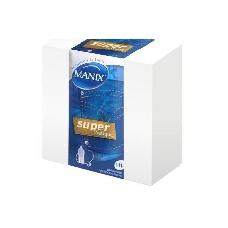 Boîte de 4 préservatifs Manix Preservatifs Super Pratique 