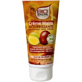 Bio Seasons Crème mains Duo de beurres karité & mangue (50 ml)