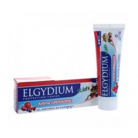 Elgydium Dentifrice Kids 2 à 6 ans Grenadine 50 ml