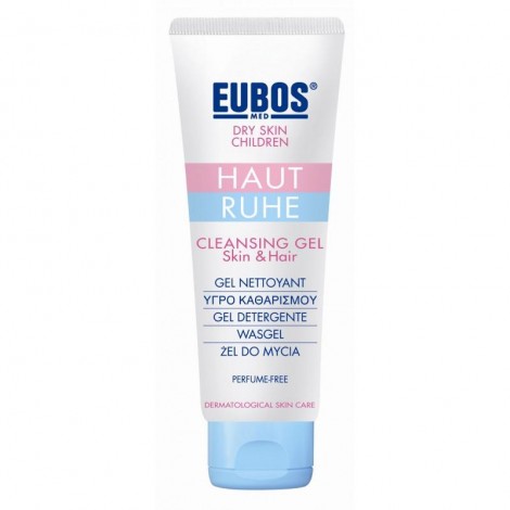 Eubos Haut Ruhe Gel Nettoyant Peaux Sèches Et Sensibles 125 ml