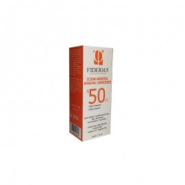 Fiderma Ecran Solaire Minéral spf50 (Crème Teintée) 50 ml