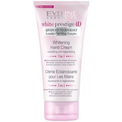 Eveline White Prestige 4D Crème Eclaircissante pour Les Mains 100 ml