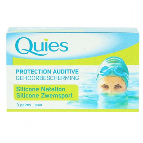 Quiès - Protection auditive Natation Enfants (3 paires)