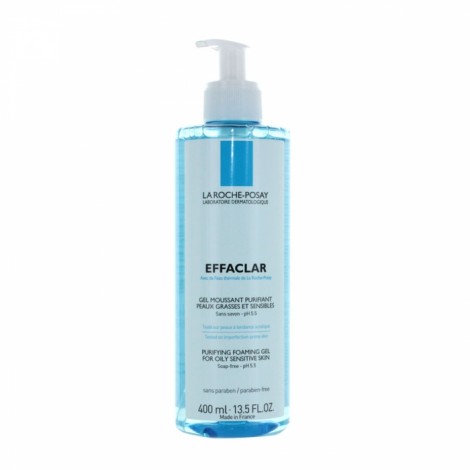 La Roche Posay Effaclar Gel Moussant Purifiant Peaux Sensibles Grasses (400 ml)