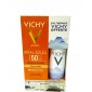 Vichy Capital Soleil Crème teinté bonne mine Adultes IP50+ (50 ml)+ eau thermale offert 50 ml