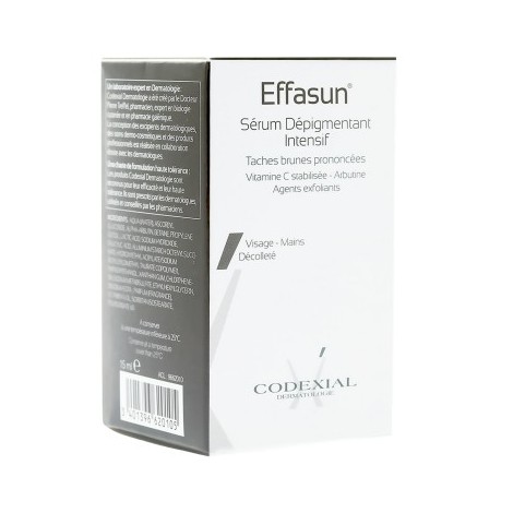 Codexial Effasun sérum Dépigmentant Intensif 15 ml