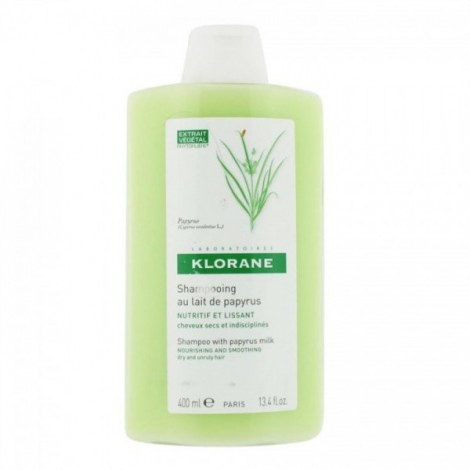 Klorane Shampoing Lissant au Lait de Papyrus 400 ml