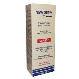 Newderm Ecran solaire spf50 Beige doré