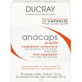 Ducray Anacaps tri-Activ 30 Cps