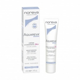 Noreva Aquareva Crème hydratante 24H Texture Légère 40 ml