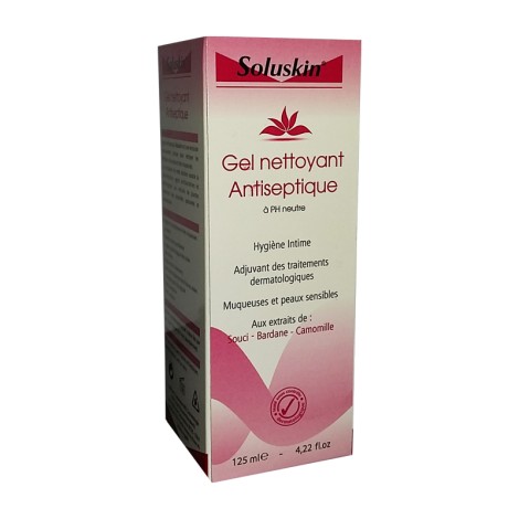 Soluskin Antiseptique gel nettoyant 125ml