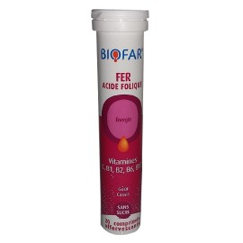 Biofar Fer Acide Folique - Energie (20 Comp)