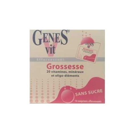 GENES Vit Grossesse 16 comprimés effervescents