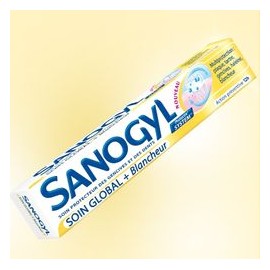 Sanogyl dentifrice soin global+ blancheur 75ml