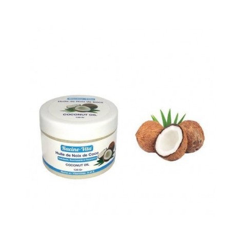 Racine vita Huile noix de coco en pot 120g