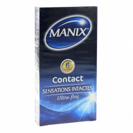 Boîte 6 Préservatifs Manix Contact