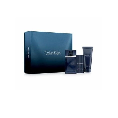 Coffret Calvin Klein Encounter: Eau de toilette homme 100ml + Déodorant Stick + Baume Après Rasage