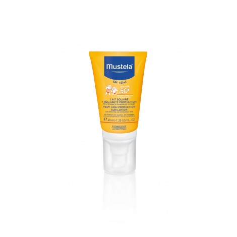 Mustela Bébé/Enfant Lait Solaire Trés Haute Protection spf 50+ 40 ml